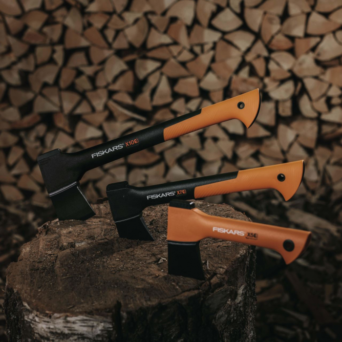 Topor pentru camping Fiskars X7, XS, 385 mm, 640 g [10]