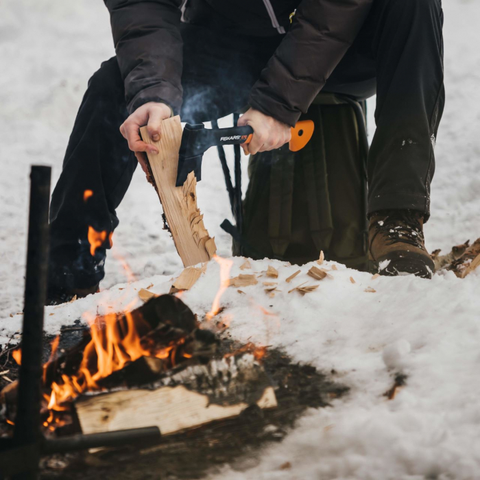 Topor pentru camping Fiskars X7, XS, 385 mm, 640 g [5]