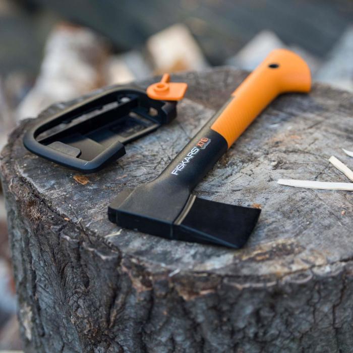 Topor pentru camping Fiskars X7, XS, 385 mm, 640 g [12]