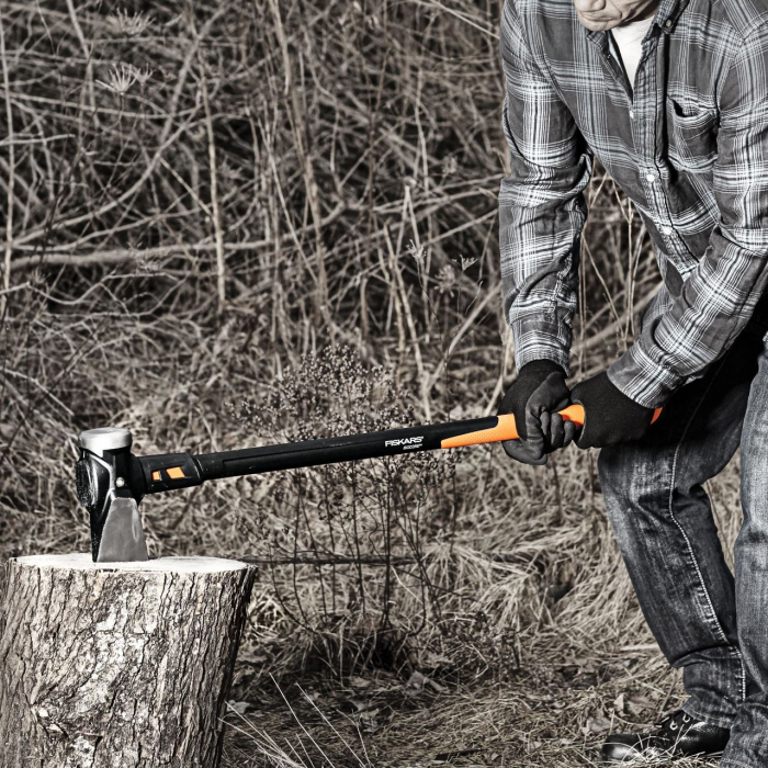 Topor pentru constructii Fiskars IsoCore XXL, 3.6 kg, 9 2cm [2]