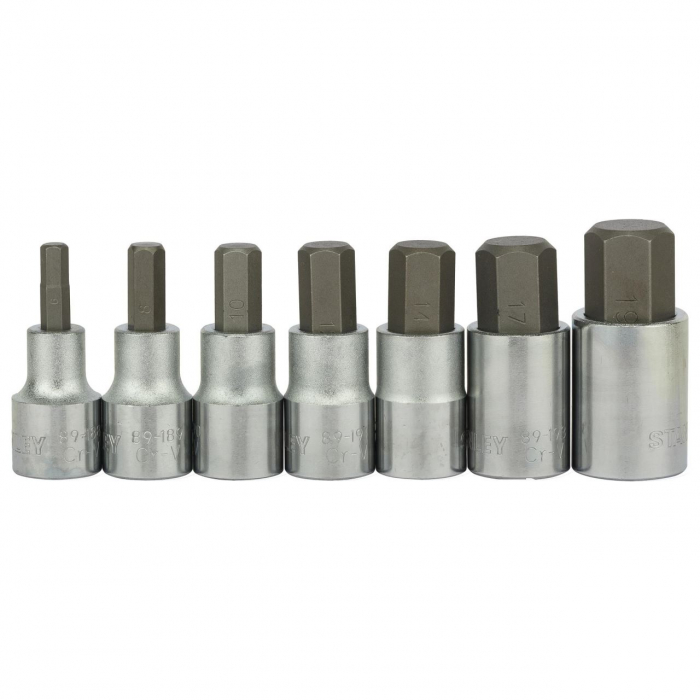 Trusa fr 7 chei tubulare cu cap imbus Stanley, 1-89-099, 1/2" [2]