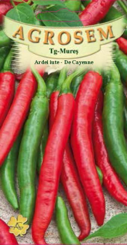 Seminte de ardei iute - Ardei iute De Cayenne, Agrosem