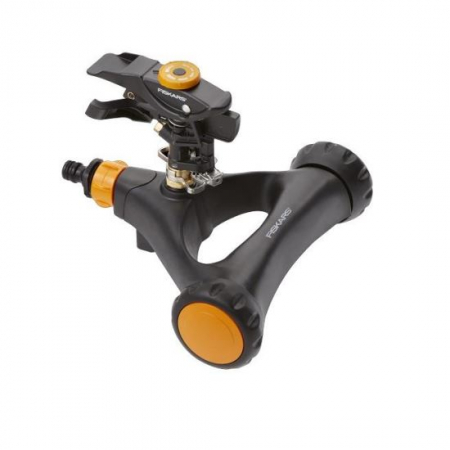 Unelte & Bricolaj - Aspersor pulsator Fiskars, cap metalic, cu roti