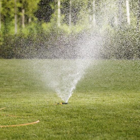 Aspersor stationar Fiskars, metalic, rotund [1]