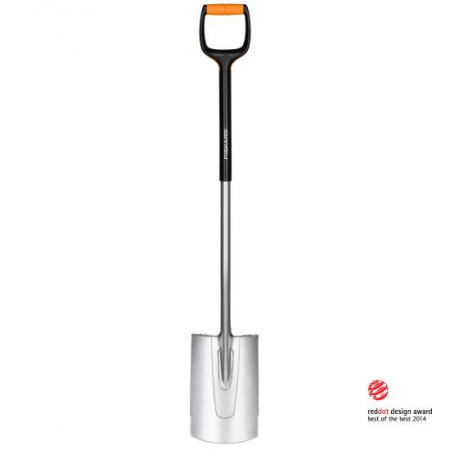 Cazmale - Cazma pentru plantat si bordurat Fiskars, Xact, lunga, varf rotunjit, 1200 mm, 2060 g