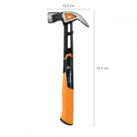 Ciocan curbat Fiskars IsoCore L, 1027203,  907 g, 340 mm [4]