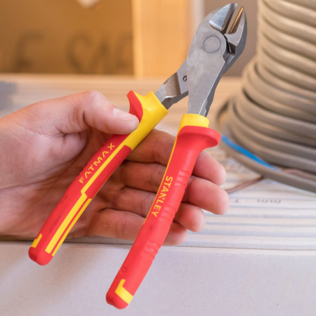 Cleste cu taietura diagonala (sfic) electroizolat Stanley Fatmax, 1000 V 195 mm [7]