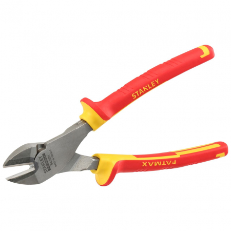 Cleste cu taietura diagonala (sfic) electroizolat Stanley Fatmax, 1000 V 195 mm [2]