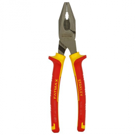 Unelte & Bricolaj - Cleste universal (patent) electroizolat Stanley Fatmax, 0-84-002, 1000 V 200 mm