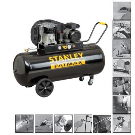 Unelte & Bricolaj - Compresor STANLEY, B 350/10/200, 200 l, 10 bar, 3CP
