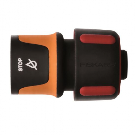 Unelte & Bricolaj - Conector furtun de gradina Fiskars AquaSTOP, 19 mm (3/4'')