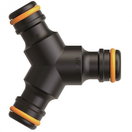 Irigare - Conector Y pentru furtun de gradina Fiskars