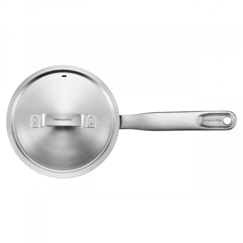 Cratita cu capac, din otel inoxidabil, fara acoperire antiaderenta, Fiskars All Steel, 1.5 l [2]