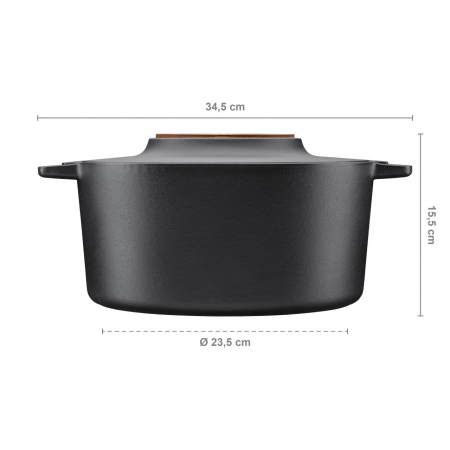 Cratita din fonta Fiskars Norden, 6 L [8]
