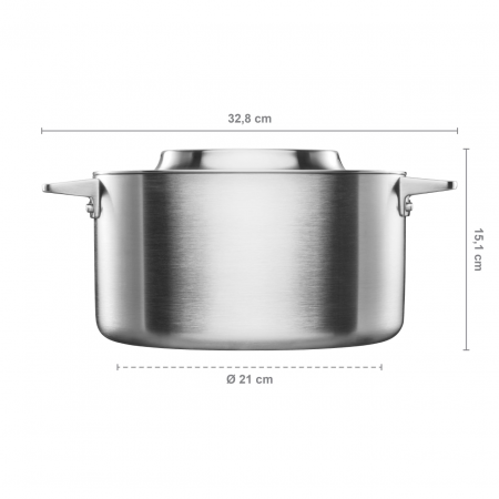 Cratita din inox Fiskars Norden, 5 l [6]