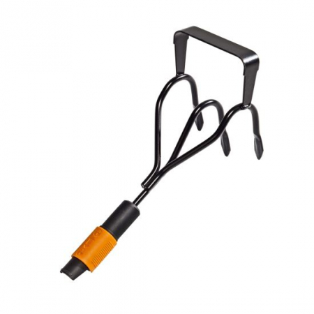 Unelte & Bricolaj - Cultivator cu 3 dinti si razeta Fiskars QuikFit, 415 mm, 510 g
