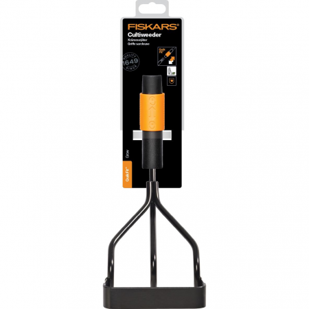 Cultivator cu 3 dinti si razeta Fiskars QuikFit, 415 mm, 510 g [4]