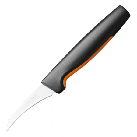 Unelte & Bricolaj - Cutit pentru decojit cu lama curbata Fiskars Functional Form, 7 cm