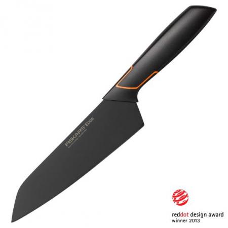 Menaj - Cutit Santoku Fiskars Edge, 17 cm, otel inoxidabil