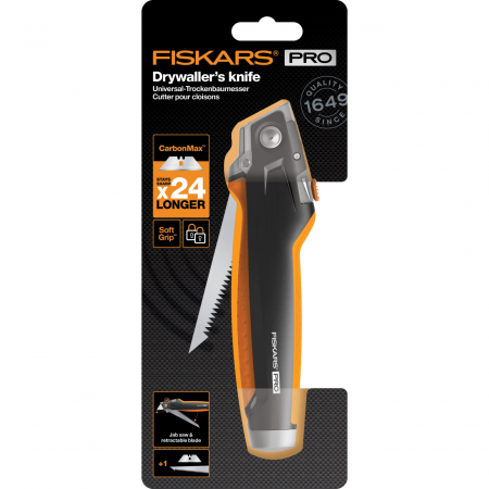 Cutit utilitar pentru rigips cu multiple lame Fiskars CarbonMax, 1027226 [7]