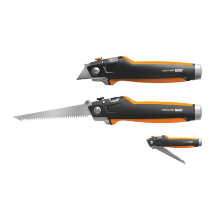 Unelte de mana - Cutit utilitar pentru rigips cu multiple lame Fiskars CarbonMax, 1027226