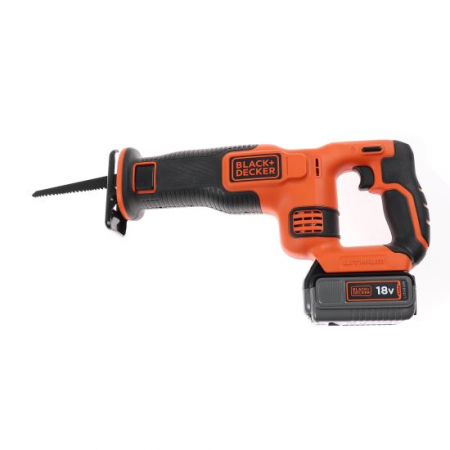 Scule electrice - Fierastrau sabie Black&Decker, BDCR18M1, acumulator LI-ION 4.0Ah 18V