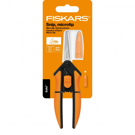 Foarfeca pentru flori Fiskars Solid MicroTip SP13, 140 mm, 40 g [1]