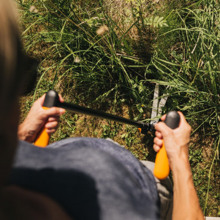 Foarfeca pentru gazon si gard viu Fiskars PowerLever GS53, 900 mm, 1310 g [6]