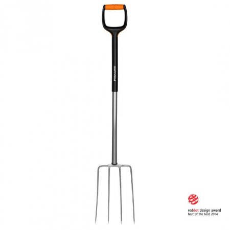 Unelte & Bricolaj - Furca pentru compost Fiskars Xact, 1200 mm, 1570 g