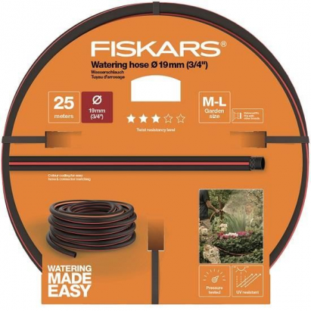 Irigare - Furtun de gradina Fiskars Q3, 19 mm (3/4"), 25 m