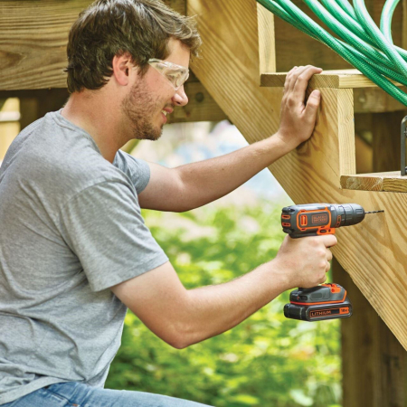 Masina de gaurit si insurubat Black&Decker, BDCDC18KB,  2 acumulatori LI-ion 1.5Ah 18V [3]