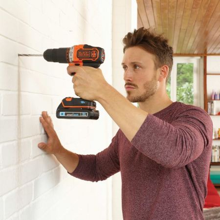 Masina de gaurit si insurubat Black&Decker, BDCHD18, acumulator LI-ION 1.5Ah 18V [4]