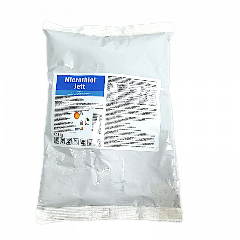 Fungicide - Microthiol Jett,fungicid de contact pe baza de Sulf, UPL, fainare (castraveti, mar, cereale paioase, piersic, coacaz, silvicultura, vita de vie)