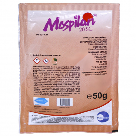 Insecticide si acaricide - Mospilan 20 SG, insecticid