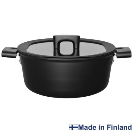 Unelte & Bricolaj - Oala cu capac Fiskars Hard Face, Ø 26 cm,  5 L