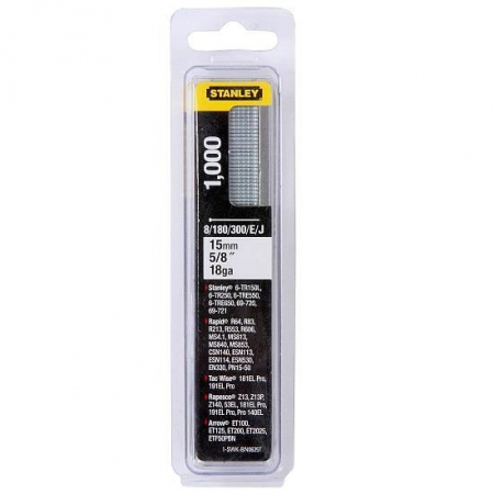 Unelte de mana - Pachet 1000 cuie cu floare, Stanley 15 mm