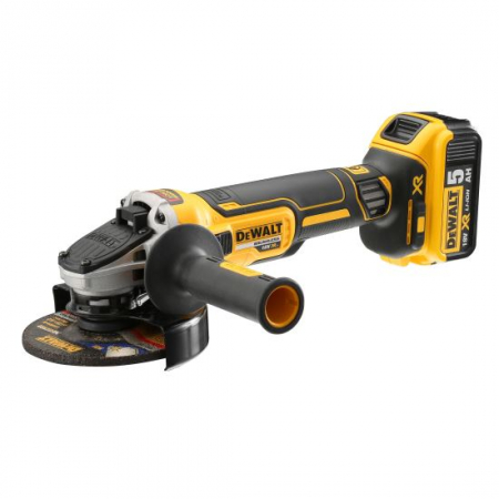 Scule electrice - Polizor unghiular DeWalt, DCG405P2, 125 mm, 2 acumulatori XR Li-Ion 18 V 5.0 Ah