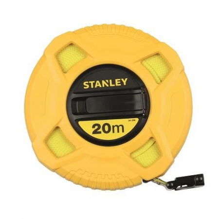 Unelte & Bricolaj - Ruleta Stanley 20 m, carcasa inchisa, banda armata cu fibra de sticla
