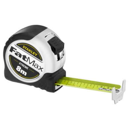 Unelte de mana - Ruleta Stanley FatMax Xtreme 8 m, 0-33-892, 32 mm