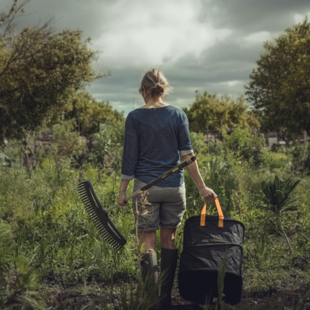 Sac mediu de gradina Fiskars PopUp Ergo, 175 L [3]