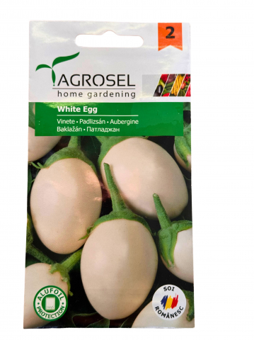 Seminte de vinete - Vinete White Egg - Stoc limitat