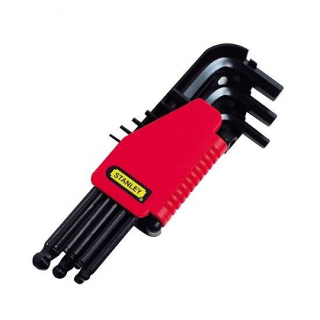 Unelte & Bricolaj - Set 9 chei imbus Stanley, tip "L", metric 1.5-10 mm