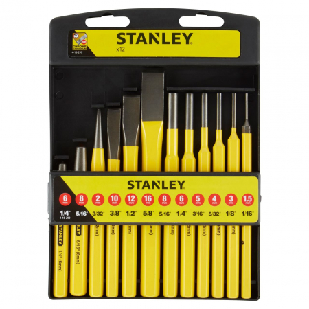 Set de 12 dalti, punctatoare si dornuri Stanley, 4-18-299 [1]