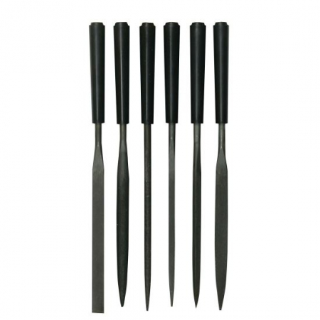 Unelte & Bricolaj - Set de 6 pile fine Stanley, 0-22-500, 160 mm