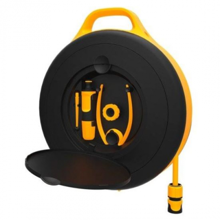 Irigare - Set furtun cu tambur Fiskars S, 15 m