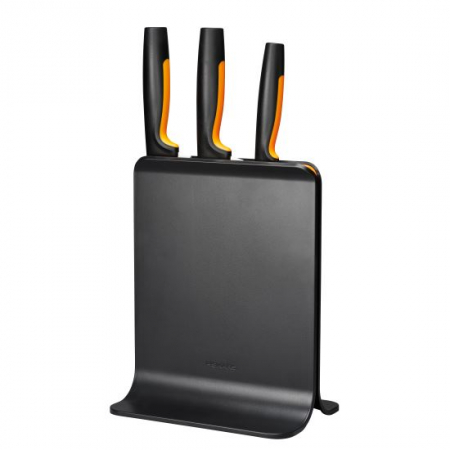 Menaj - Set suport din plastic + 3 cutite Fiskars Functional Form