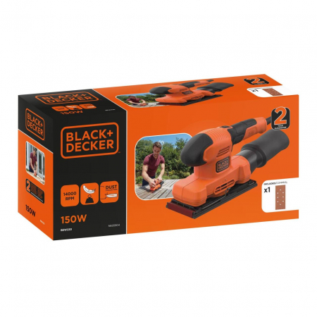 Slefuitor cu talpa Black&Decker, BEW220, 90 x 189 mm, 150 W [5]