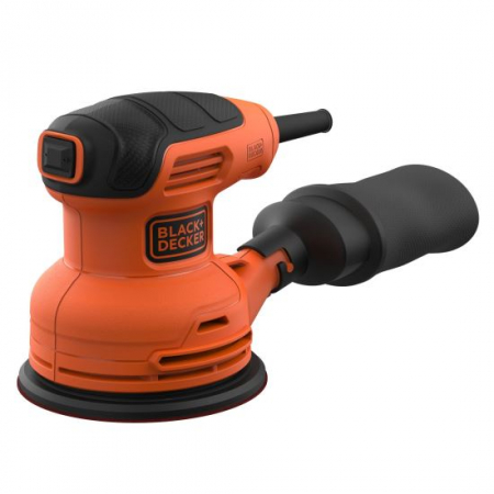 Unelte & Bricolaj - Slefuitor orbital cu talpa rotunda Black&Decker, BEW210,  diametru disc 125 mm, 230 W