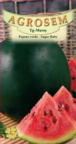Seminte de pepeni verzi - Sugar Baby 2g, pepene verde, Agrosem