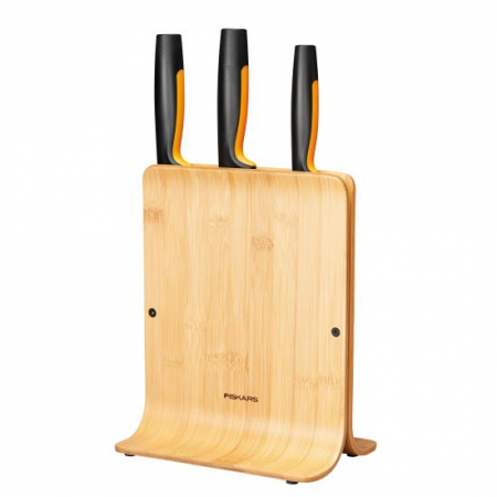 Unelte & Bricolaj - Suport din bambus pentru 3 cutite Fiskars Functional Form